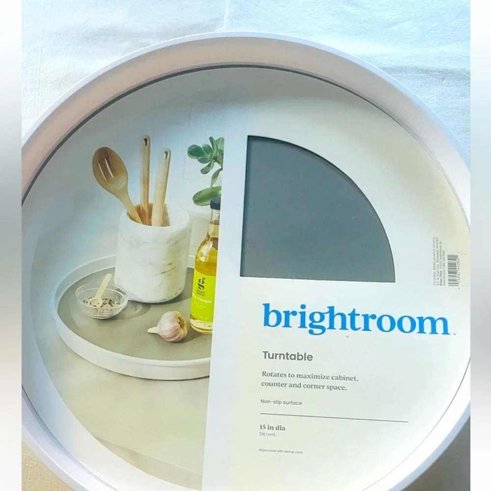 NEW! Brightroom turntables PLUS Free step shelf ( for spices ) + utensils!